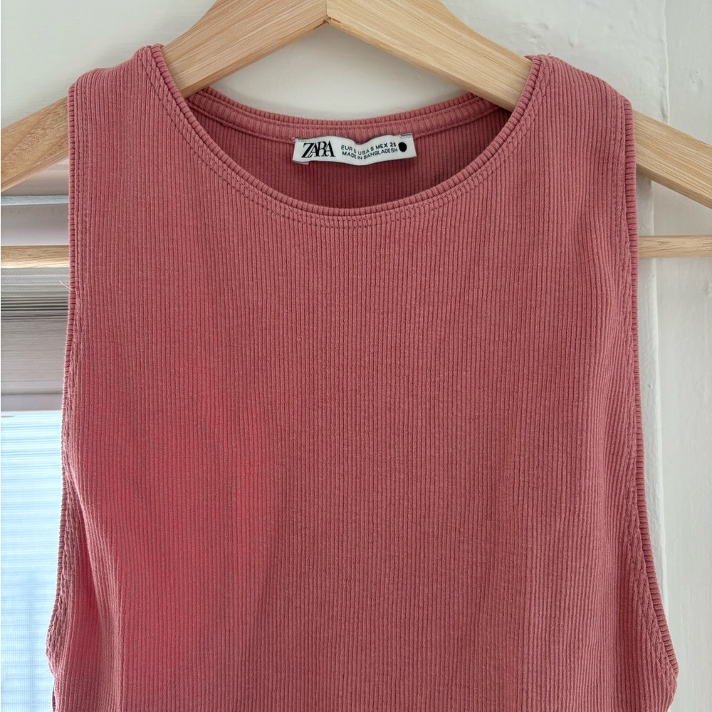 Zara bodysuit size small color red